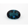 Tourmaline indicolite ovale 7.7x5.4mm 0.88cts