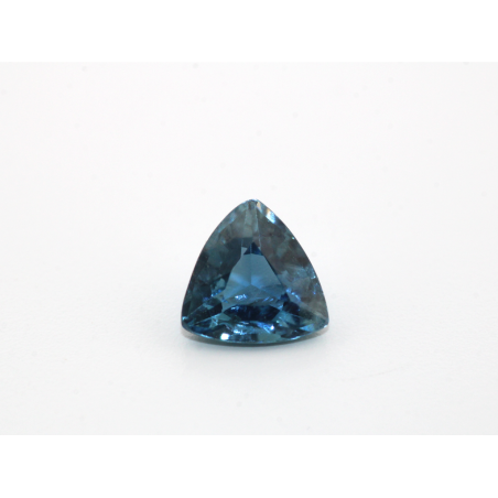 Saphir fin teal troïdia 5x5mm 0.4cts