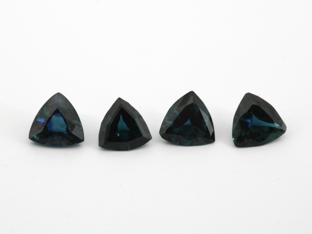 Saphir fin teal troïdia...