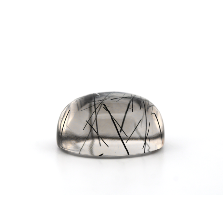 Quartz Flèche d'Amour ovale cabochon 20x15 24.38cts