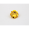 Saphir fin Jaune traitée Rond 6mm 0.86ct