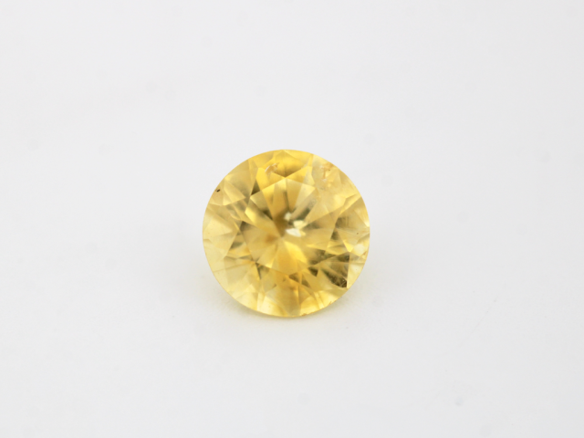 Saphir fin Jaune Rond 5mm...