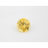 Saphir fin Jaune Rond 5mm 0.61ct