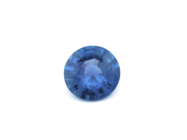 Saphir fin bleu Rond 6mm...