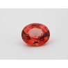 Saphir traité "Padparadscha" ovale 6x5mm 0.90ct