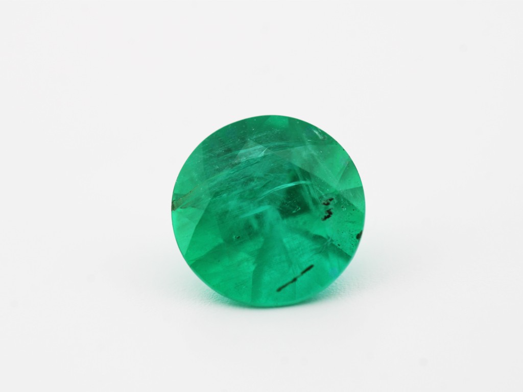 Emeraude fine ronde 6.40mm 0.80ct