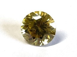 Zircon Jaune Rond 6.5mm 1.42ct