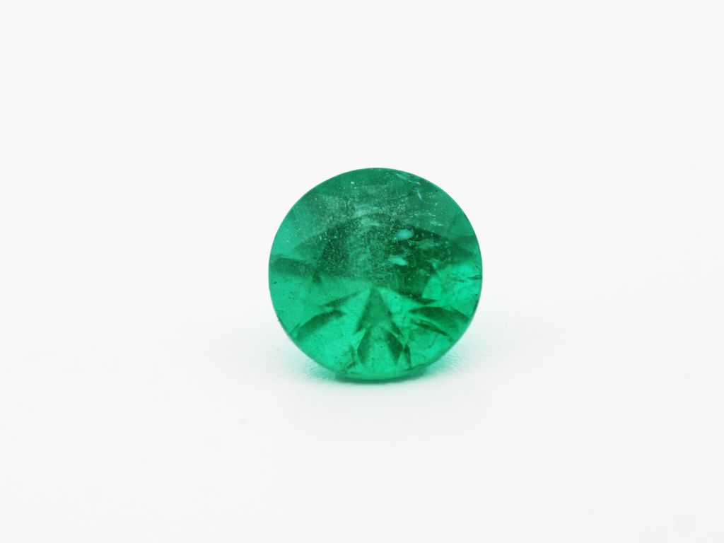 Emeraude fine ronde 5mm 0.43ct