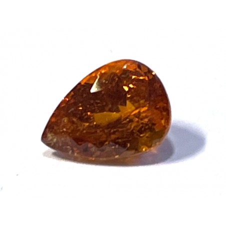 Grenat Spessartite Poire 9.3x6.8mm 2.58cts