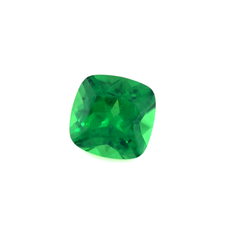 Tsavorite fine carré coussin 4.5x4.5mm 0.44ct