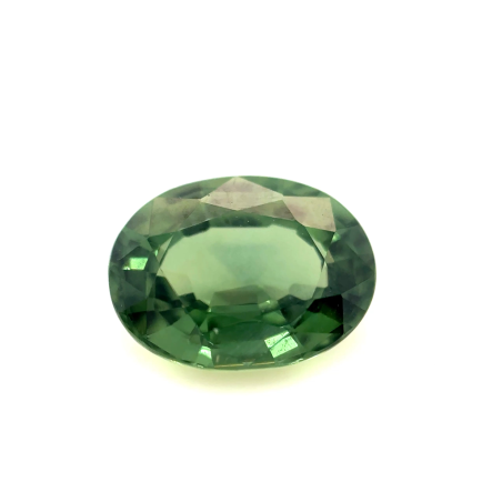 Saphir fin vert ovale 8x6mm 1.67ct