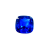 Saphir fin coussin 4.5x4.5mm 0.45ct
