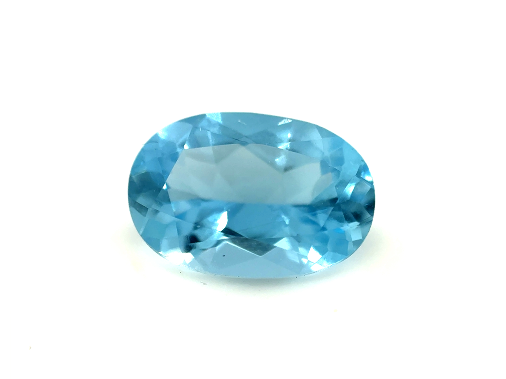 Aigue Marine ovale 10x7mm 1.86ct