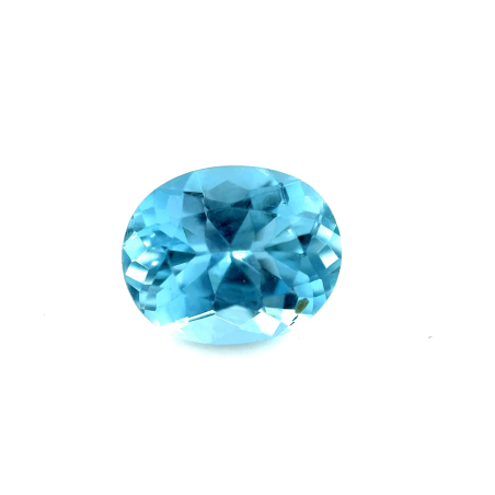 Aigue Marine ovale 7.8x6.3mm 1.19ct