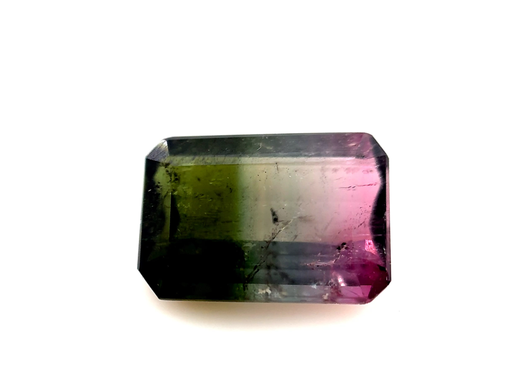 Tourmaline bicolore RPC 12.3x8.7mm 4.86ct