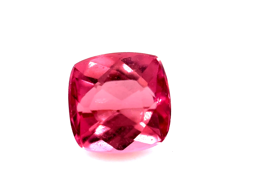 Tourmaline rose coussin 4.5x4.5mm 0.50ct