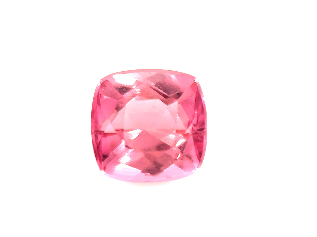 Tourmaline rose coussin 4.5x4.5mm 0.50ct