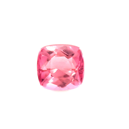 Tourmaline rose coussin 4.5x4.5mm 0.50ct