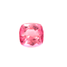 Tourmaline rose coussin 4.5x4.5mm 0.50ct