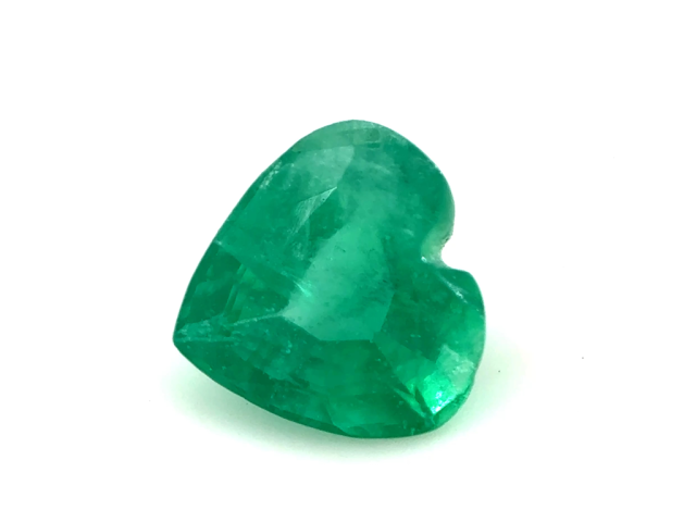 Emeraude Coeur 5x5mm 0.62ct