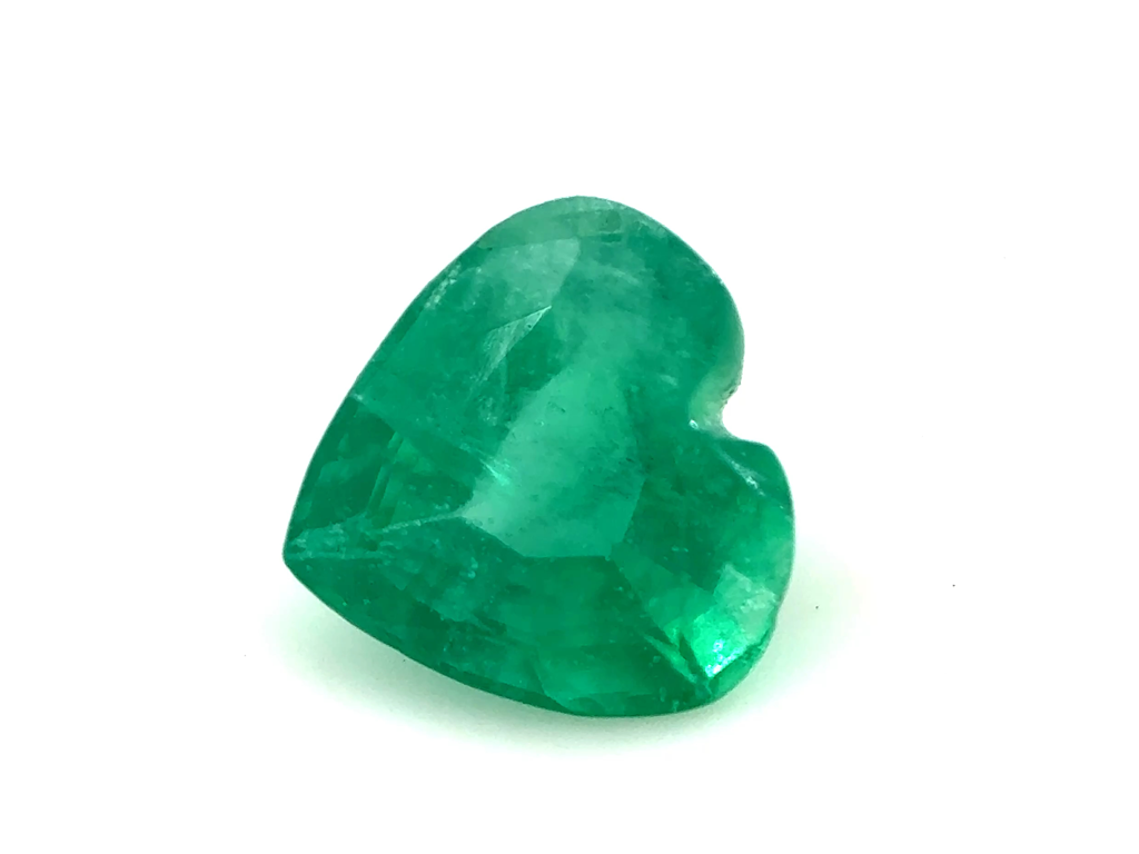 Emeraude Coeur 5x5mm 0.62ct