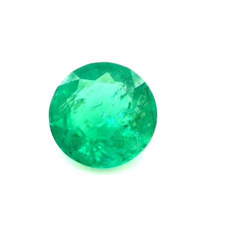Emeraude fine ronde 6mm 0.71ct