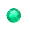Emeraude fine ronde 6mm 0.71ct