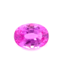 Saphir rose ovale 6.9x5mm 1.27ct