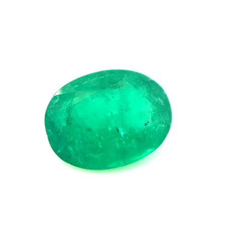 Emeraude fine ovale 8.6x6.5mm 1.5ct