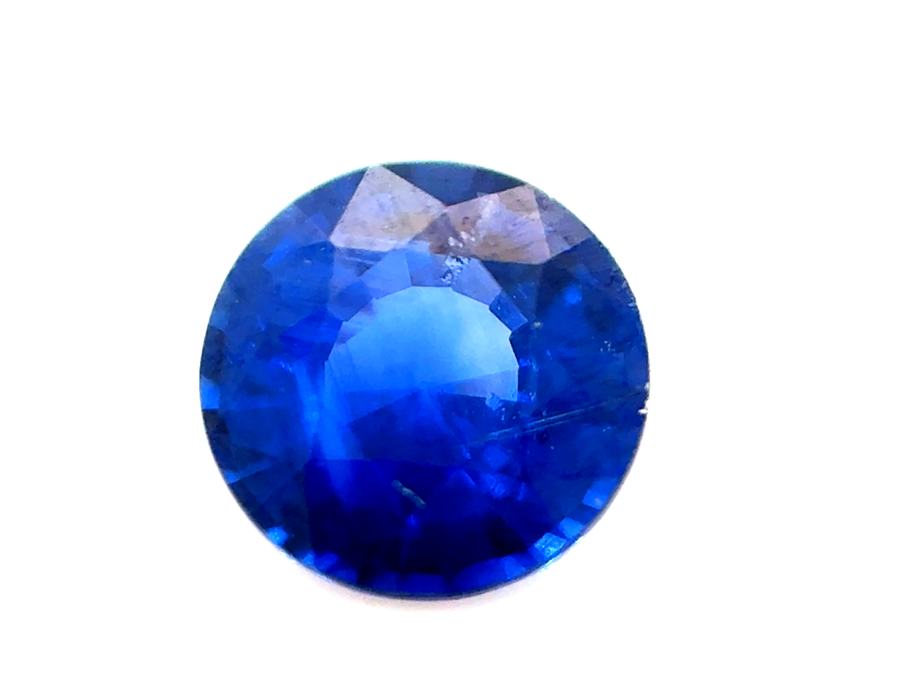 Saphir fin rond 6mm 1.05ct
