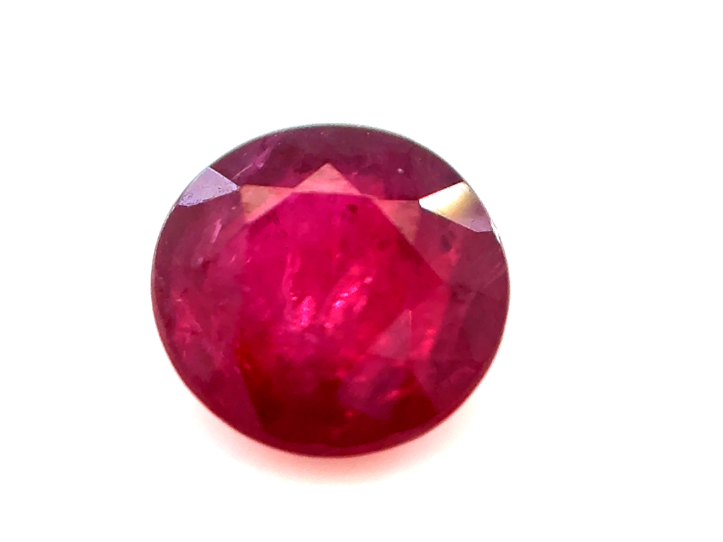 Rubis fin rond 6mm 1.04ct