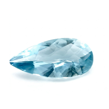 Aigue-marine poire 14x7mm 1.99ct