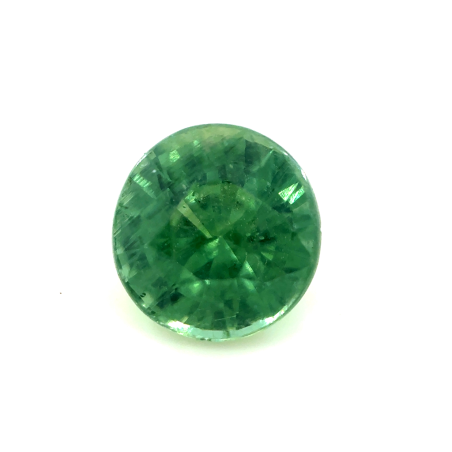 Zircon vert rond 6mm 1.22ct