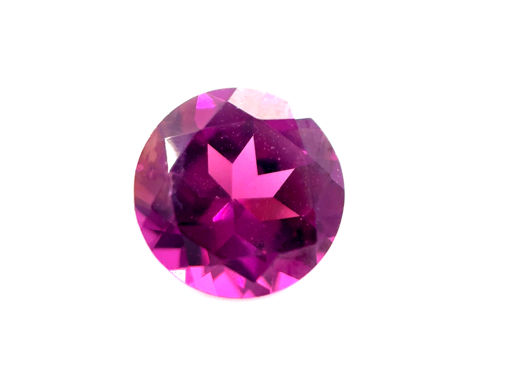 Grenat "purple" rond 6.9mm 1.46ct