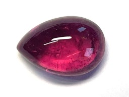 Tourmaline Rose Cabochon Poire 13x8.8mm 5.20cts