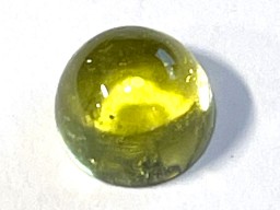 Tourmaline Jaune Cabochon ronde 6.5mm 1.69ct