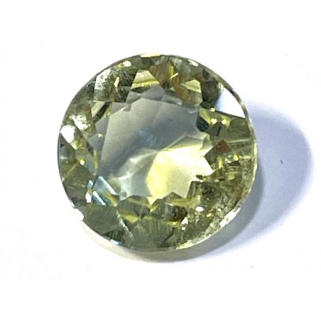 Béryl Jaune Rond 11mm 3.98cts