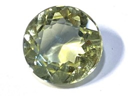 Béryl Jaune Rond 11mm 3.97cts