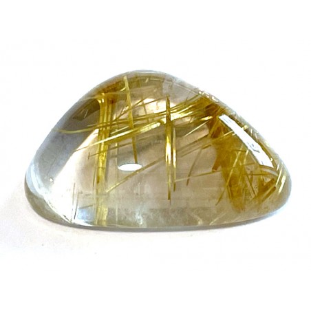 Quartz Rutile Triangulaire 20.4x12.5mm 13.19cts