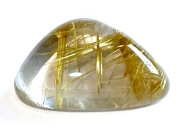 Quartz Rutile Triangulaire 20.4x12.5mm 13.19cts