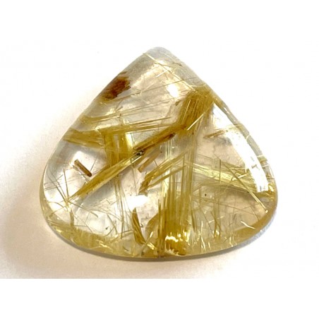 Quartz Rutile Poire 19.6x18.8mm 14.40cts