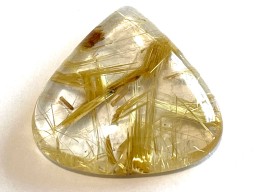 Quartz Rutile Poire 19.6x18.8mm 14.40cts