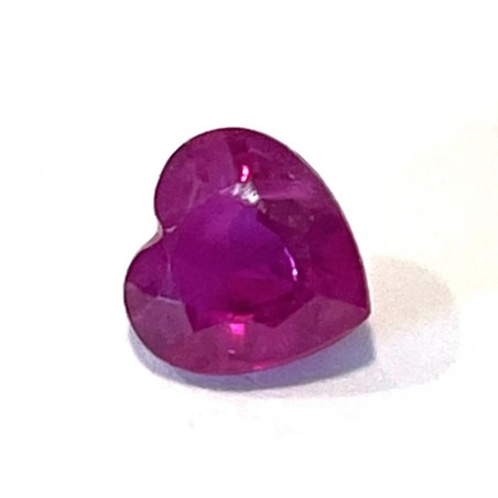 Rubis Coeur 5x5mm 0.61ct