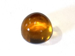 Citrine Ronde Cabochon 6.6mm 1.43 mm