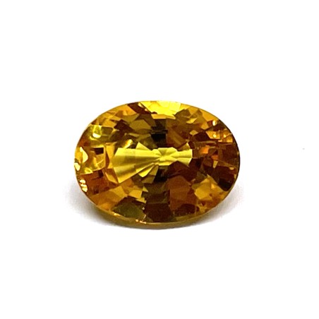 Saphir Jaune Ovale 8x5.9mm 1.37ct