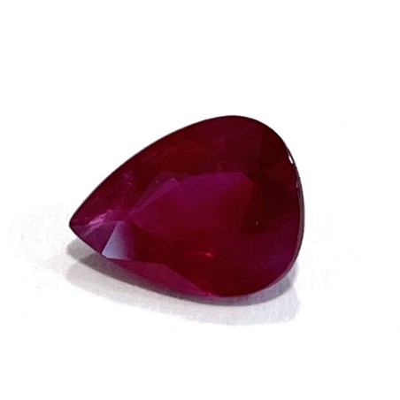 Rubis Poire 8x6mm 1.22ct