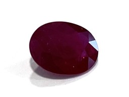 Rubis Ovale 7.9x6.2mm 1.34ct