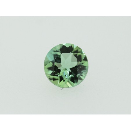 Tourmaline verte ronde 5.7 mm 0.66 ct