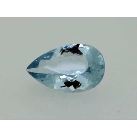 Aigue-Marine Poire 10.7x7mm 1.51ct