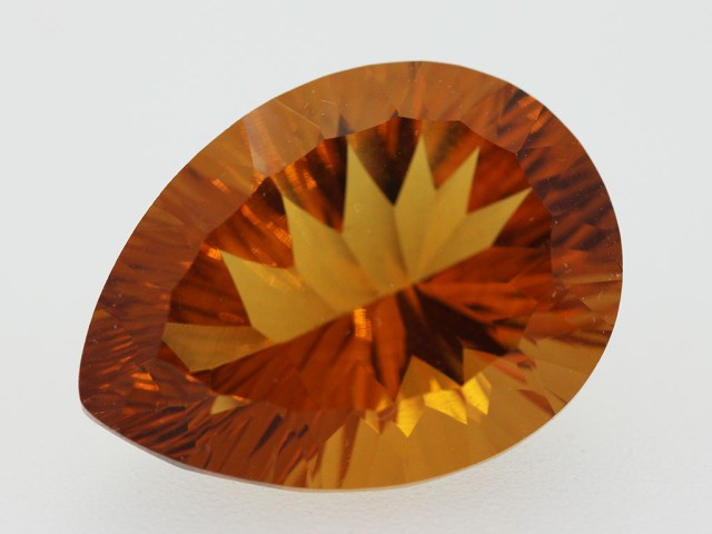 Citrine Poire 19x14.1mm...